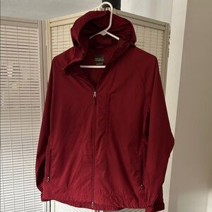 Royal Robbins Burgundy Hooded Jacket